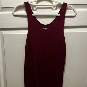 Maroon Red Old Navy Tank Top